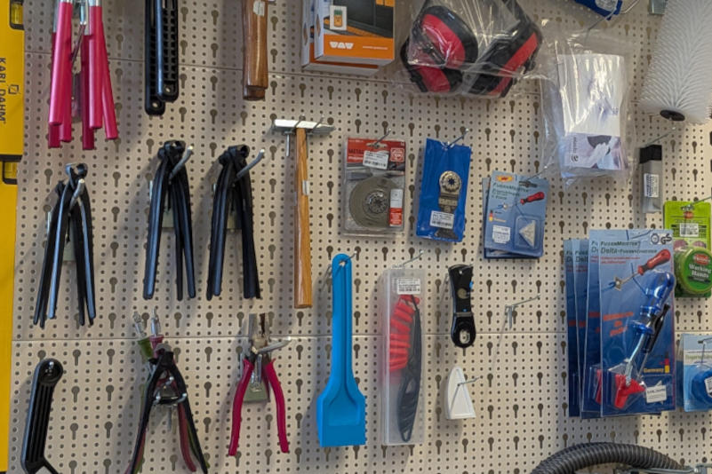 Werkzeuge für Fliesenarbeiten
