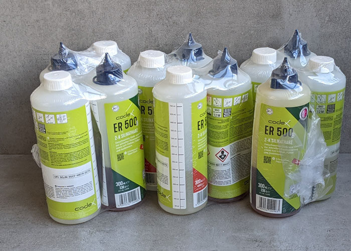 6 Gebinde Gießharz Codex ER 500