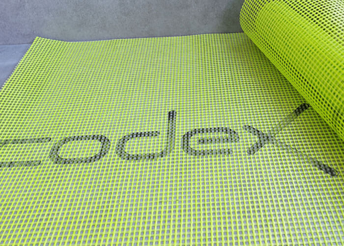 Panzergewebe Codex UX 410 auf Rolle etwas abgerollt