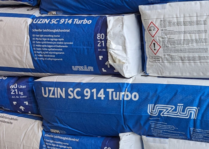 UZIN SC 914 TURBO in 21 KG Säcken auf Palette