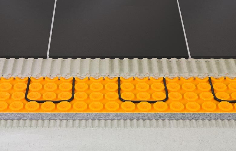 DITRA-HEAT-DUO unter Fliesen für energieeffiziente Fußbodenheizung in Traunstein und Umgebung