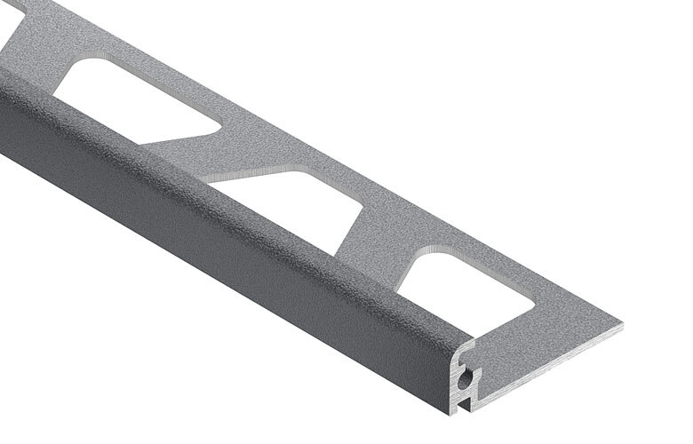 Schlüter-JOLLY-Profil in Aluminium farbig Strukturbeschichtet